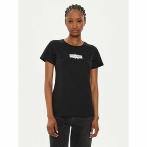 Calvin Klein Jeans Póló Faded Monologo J20J223625 Fekete Slim Fit kép