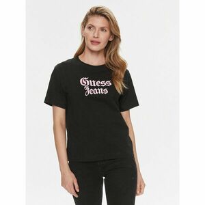 Guess Póló Gothic W4RI49 K6XN4 Fekete Regular Fit kép