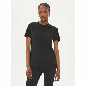 Calvin Klein Jeans Póló Satin Applique J20J223925 Fekete Regular Fit kép