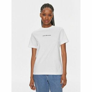 Calvin Klein Jeans Póló J20J221065 Fehér Regular Fit kép