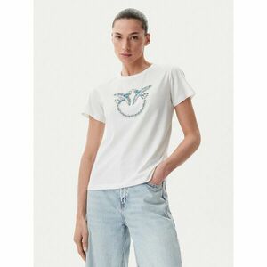 PINKO Póló Quentin 100535 A2G7 Fehér Regular Fit kép
