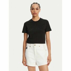 Versace Jeans Couture Póló 78HAHS04 Fekete Regular Fit kép