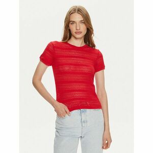 Pieces Póló Agda 17148867 Piros Loose Fit kép