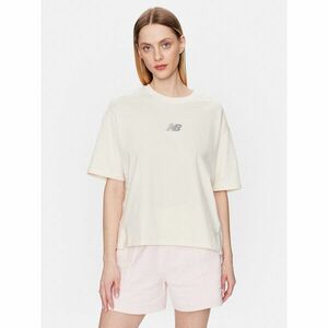 New Balance Póló WT31511 Bézs Oversize kép