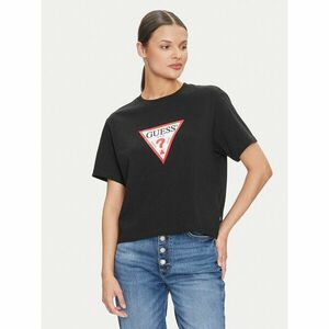 Guess Jeans Póló W4YI73 K8HM0 Fekete Regular Fit kép