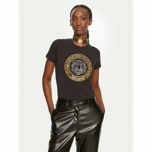 Just Cavalli Póló 76PAHE08 Fekete Slim Fit kép