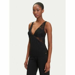 BOSS Pizsama felső Peony 50545590 Fekete Regular Fit kép