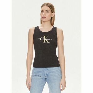 Calvin Klein Jeans Felső Archival Monologo J20J223160 Fekete Slim Fit kép