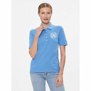 Tommy Hilfiger Pólóing Reg Crest Emb Polo Ss WW0WW41061 Kék Regular Fit kép