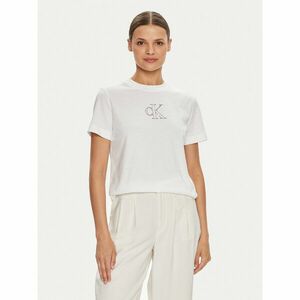 Calvin Klein Jeans Póló Outlined J20J224791 Fehér Regular Fit kép