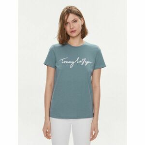 Tommy Hilfiger Póló Signature WW0WW41674 Kék Regular Fit kép
