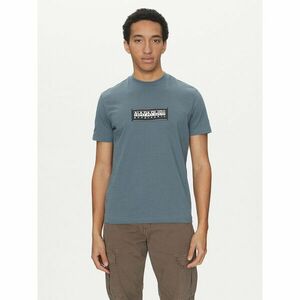 Napapijri Póló S-box Logo NP0A4I3L Zöld Regular Fit kép