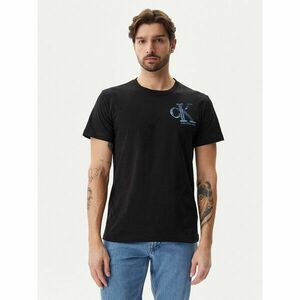 Calvin Klein Jeans Póló Meta Monogram J30J325498 Fekete Regular Fit kép