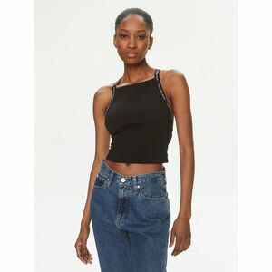 Calvin Klein Jeans Felső Logo J20J223110 Fekete Slim Fit kép