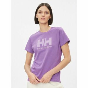 Helly Hansen Póló Logo 34112 Lila Regular Fit kép