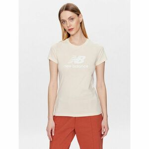 New Balance Póló Essentials Stacked Logo WT31546 Bézs Athletic Fit kép