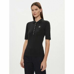 Tommy Hilfiger Pólóing WW0WW39820 Fekete Slim Fit kép