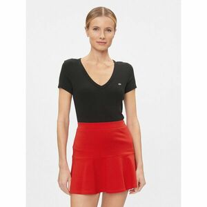 Tommy Jeans Póló Essential DW0DW17385 Fekete Slim Fit kép