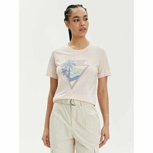 Guess Póló Ss Rn Beach Triangle W4GI32 JA914 Rózsaszín Regular Fit kép