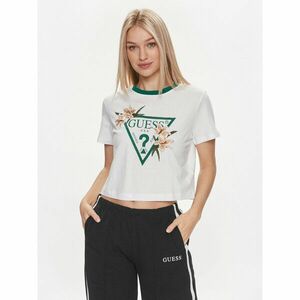 Guess Póló Zoey V4GI02 K46D1 Fehér Boxy Fit kép
