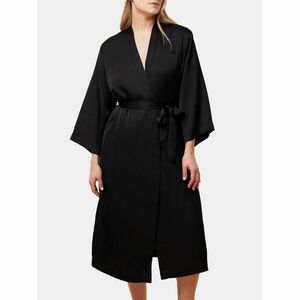 Triumph Köntös Robes Satin Robe 01 10216534 Fekete kép