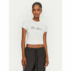 Juicy Couture Póló Mon Amour JCSCT224407 Fehér Slim Fit kép
