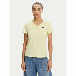 HUGO Póló Classic 50513667 Sárga Slim Fit kép