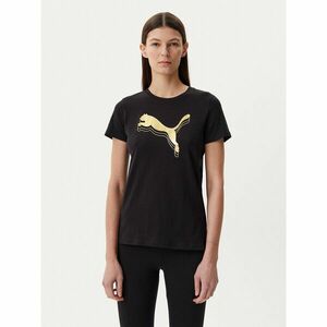 Puma Póló Essentials Metallic 684995 Fekete Regular Fit kép