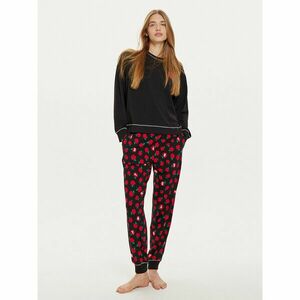 DKNY Pizsama YI90025 Fekete Regular Fit kép