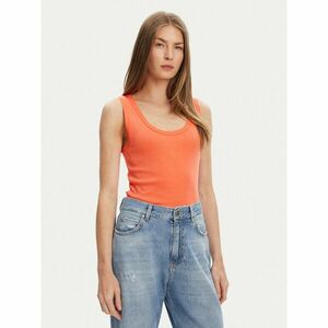 United Colors Of Benetton Felső 3GA2DH010 Narancssárga Slim Fit kép