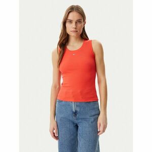 Tommy Jeans Felső Essential DW0DW20673 Narancssárga Slim Fit kép