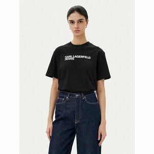KARL LAGERFELD Póló A1W17005 Fekete Relaxed Fit kép