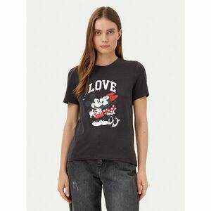 ONLY Póló Mickey 15317991 Fekete Regular Fit kép
