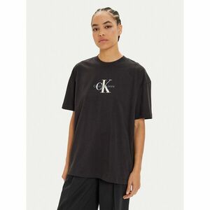 Calvin Klein Jeans Póló Monologo J20J224242 Fekete Relaxed Fit kép