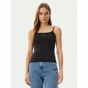 Tommy Jeans Felső Essential DW0DW20675 Fekete Slim Fit kép