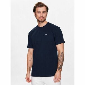 Vans Póló Left Chest Logo VN0A3CZE Sötétkék Classic Fit kép
