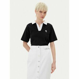 KARL LAGERFELD Pólóing A2W17111 Fekete Regular Fit kép