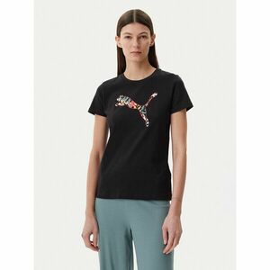 Puma Póló Floral Cat 685081 Fekete Regular Fit kép