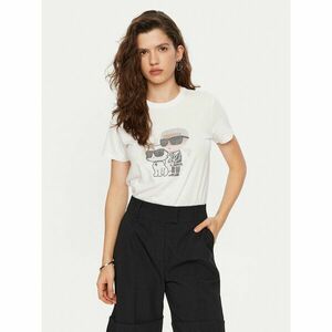 KARL LAGERFELD Póló A1W17131 Fehér Regular Fit kép