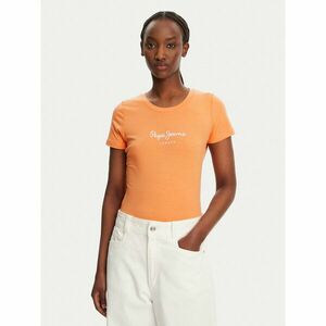 Pepe Jeans Póló New Virginia PL505202 Narancssárga Slim Fit kép