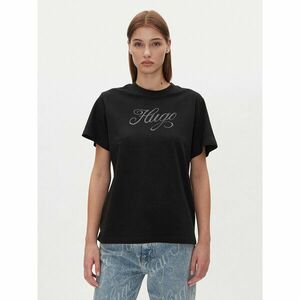 HUGO Póló Vintage Tee 50537239 Fekete Relaxed Fit kép