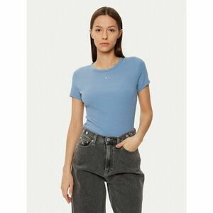 Tommy Jeans Póló Essential DW0DW17383 Kék Slim Fit kép