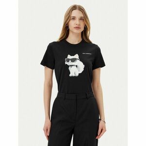 KARL LAGERFELD Póló A2W17119 Fekete Regular Fit kép