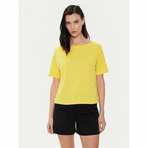 Sisley Póló 3096L400N Sárga Relaxed Fit kép