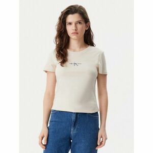 Calvin Klein Jeans Póló Gradient Monologo J20J225252 Bézs Slim Fit kép