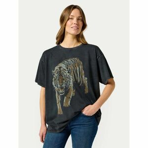 Wrangler Póló 112356445 Fekete Oversize kép
