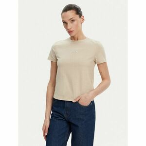 Calvin Klein Jeans Póló Placed Institutional J20J225524 Bézs Slim Fit kép