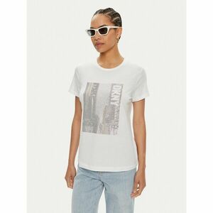 DKNY Póló P4DHQWNA Fehér Regular Fit kép