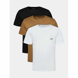 Boss 3 db póló Tshirt Rn 3P Classic 50475284 Bézs Regular Fit kép