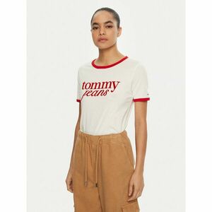 Tommy Jeans Póló DW0DW19449 Fehér Relaxed Fit kép